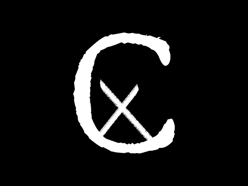 All Listings 4 The image features a large, white letter "C" with a smaller "X" inside, centered on a black background.